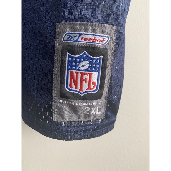 Vintage Reebok NFL Chicago Bears Jersey Brian Irlacher in Blue Size 2XL - Picture 3 of 5